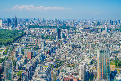 Aerial view of cityscape