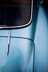 Close-up of car mirror