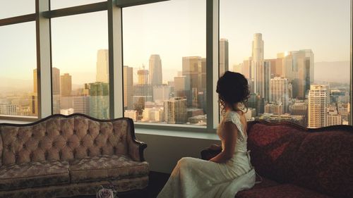 Skyscrapers in city