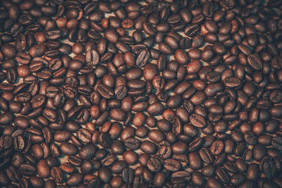 Full frame shot of coffee beans