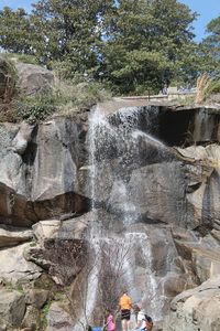 View of waterfall