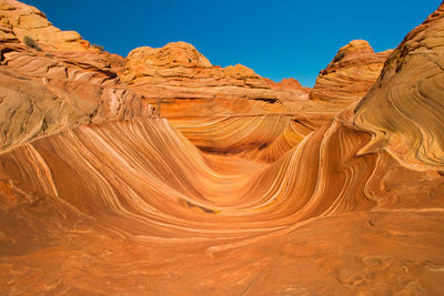 Rock formations in desert