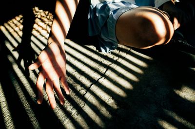 Close-up of human hand