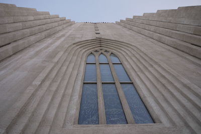 Low angle view of temple against sky