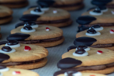 Close-up of cookies