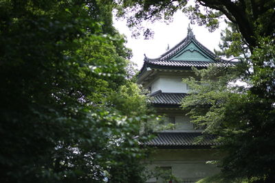 Low angle view of temple