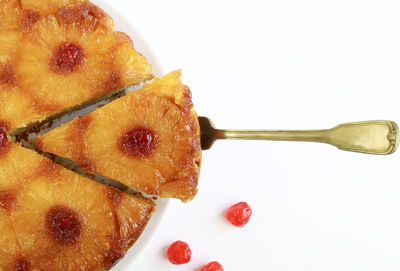 Close-up of dessert in plate