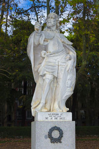 Statue in park