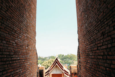 Low angle view of building against sky