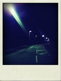 Road at night