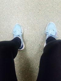 Low section of men on road