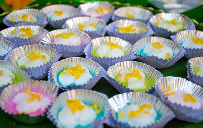 Close-up of cupcakes