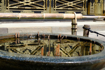 Details on a temple