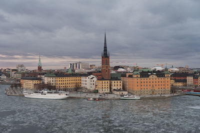 Stockholm view in the evening