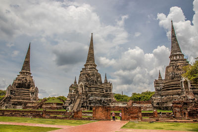 The thai temple wat phra si sanphet in ayutthaya thailand southeast asia