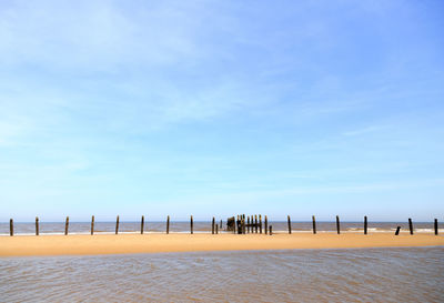 Scenic view of beach