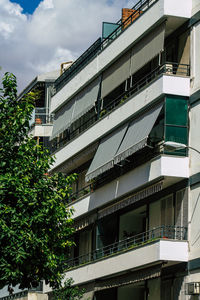 Low angle view of building against sky