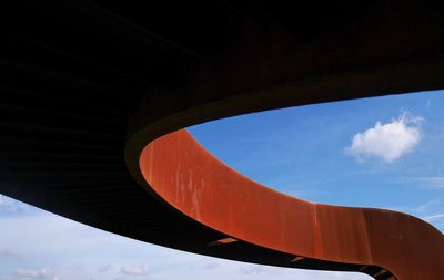 Low angle view of structure against sky