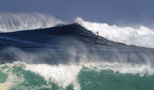 Panoramic view of sea against sky