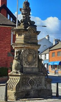 Statue of historic building