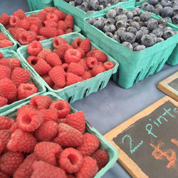 Full frame shot of market stall