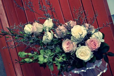 Close-up of rose bouquet