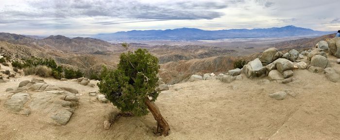 Panoramic view of landscape against sky