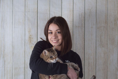 Portrait of a smiling young woman