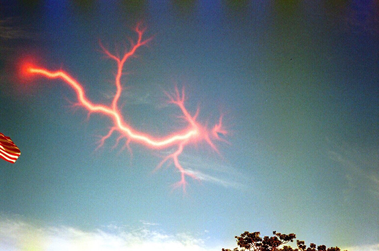 sky, night, no people, outdoors, low angle view, beauty in nature, nature, power in nature, tree