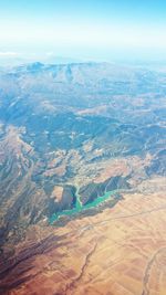 Aerial view of landscape against sky