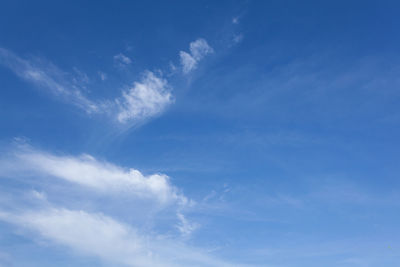 Low angle view of clouds in sky