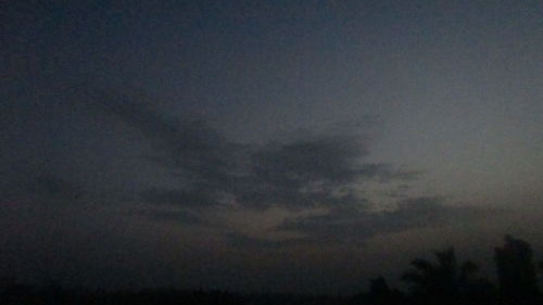 Low angle view of cloudy sky