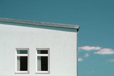 Low angle view of building against sky