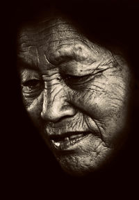 Close-up portrait of a man