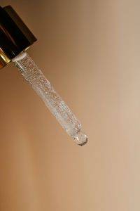 Close-up of raindrops on glass