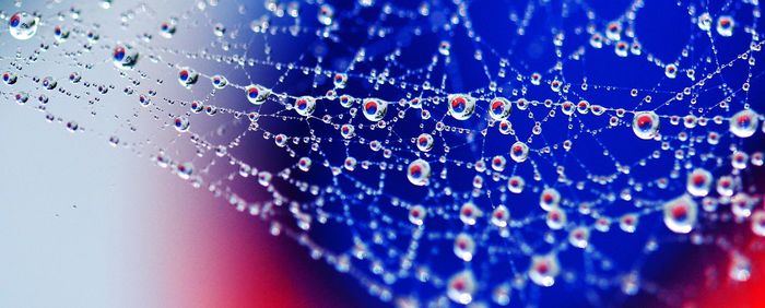 Close-up of blue water