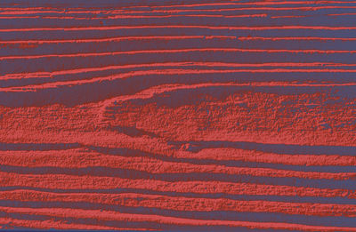 Full frame shot of red land