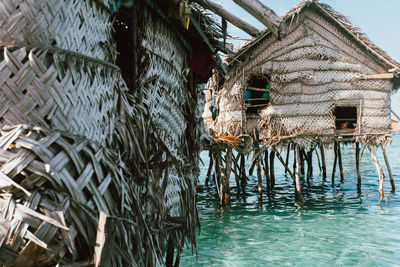 Panoramic view of buildings and sea
