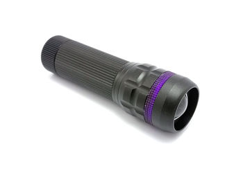 Close-up of camera over white background