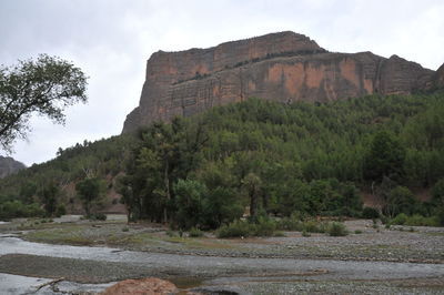 View of rock formations