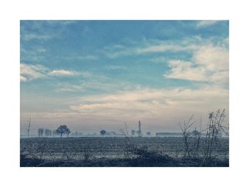 Scenic view of cloudy sky