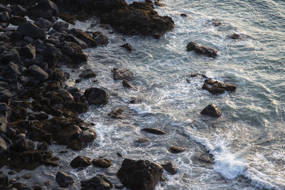 Full frame shot of sea shore