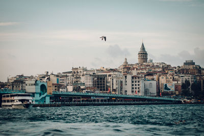 View of buildings at waterfront