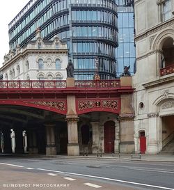 View of buildings in city