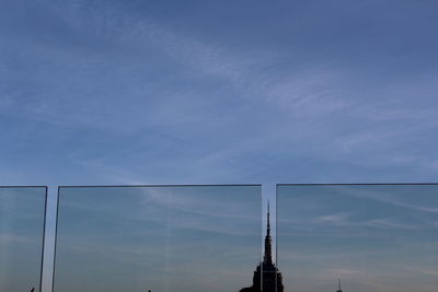 Low angle view of building against sky