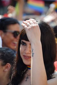 Portrait of a smiling young woman