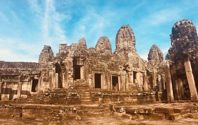 Low angle view of a temple