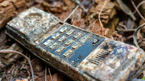 Close-up of rusty metal