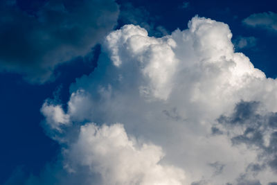 Low angle view of clouds in sky