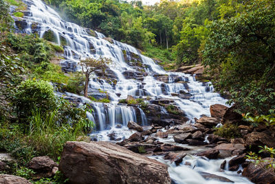 Mae-ya waterfall in chiang mai thailand